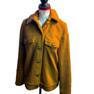 Women’s max studio, Teddy coat size large